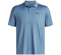 Under Armour Mens Matchplay Polo Short Sleeve Blue Smoke M