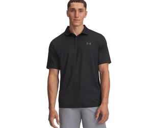 Under Armour Mens Matchplay Printed Polo Colour: Black, Size: Extra Large