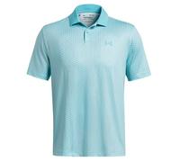Under Armour Mens Matchplay Printed Polo Colour: Blue, Size: XXL