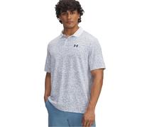 Under Armour Mens Matchplay Printed Polo Colour: White, Size: 3XL