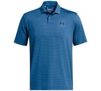 Under Armour Mens Matchplay Stripe Polo Colour: Blue, Size: XXL