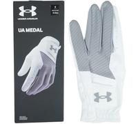 Under Armour Men's Medal Golf Gloves, Steel (035)/Steel, Left Hand Medium Cadet