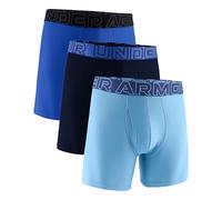 Under Armour Men's Multi-Pack Performance Tech Boxerjock Brief, 6" Inseam, All-Day Comfort & Soft Boxer, Blue Smoke, S