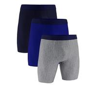 Under Armour Men's Multi-Pack Performance Tech Long-Leg Boxer Brief, 9" Inseam, All-Day Comfort