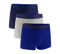 Under Armour Men's Multi-Pack Performance Tech Trunk, Boxer Brief with 3" Inseam, Ultra-Soft, Royal Heather - Core 3-pack, XL