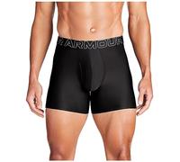 Under Armour Men's Tech 6-inch Boxerjock 2-Pack Boxer Briefs, Black Solid-Core Pack of 3, 3XL