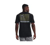 Under Armour Men's New Freedom Banner T-Shirt, Black (001)/Steel, Large
