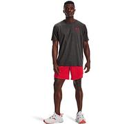 Under Armour Men's New Freedom Flag T-Shirt, Charcoal Medium Heather (019)/Red, 3XL