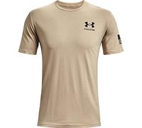Under Armour Men's New Freedom Flag T-Shirt, Desert Sand (290)/Black, Small