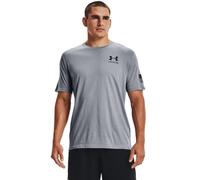 Under Armour Men's New Freedom Flag T-Shirt, Steel Medium Heather (035)/Black, S