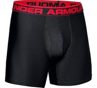 Under Armour Men's Original Series 6-inch Boxerjock Boxer Briefs-2 Pack, Stealth Gray (008)/Cardinal, Small