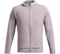 Under Armour Mens Outrun Storm Hooded Running Jacket in Gray - Grey - Size 2XL