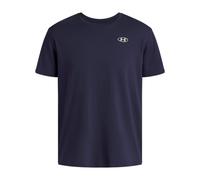 Under Armour Mens Patch Heavyweight T-ShirtM Blue GT9315