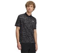 Under Armour Mens Perf 3.0 Printed Polo Black/Castlerock L