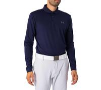 Under Armour Mens Perf Long Sleeve Polo Shirt Midnight Navy XL