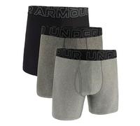 Under Armour Men's Performance Tech 6" 3 Pack Solid Boxer Briefs