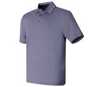 Under Armour Mens Playoff 3.0 Micro-Stripe Polo Shirt (Midnight Navy/Downpour Grey/Black) - Medium Blue - Size Large