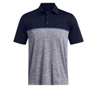 (S, Midnight Navy/Royal Blue/Midnight Navy) Under Armour Mens Playoff 3.0 Stripe Polo Shirt