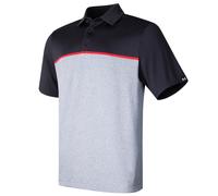 (XXL, Black/Red/Black) Under Armour Mens Playoff 3.0 Stripe Polo Shirt