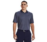 Under Armour Mens Printed Polo Shirt - Midnight/Venom Red/Midnight - L