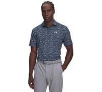 UNDER ARMOUR Mens Printed Stretch Polo Shirt, Navy, Size Xl, Men Navy