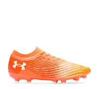 Under Armour Mens Pro Adults Firm Ground Football Boots in Orange/White - Size UK 11.5