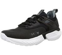 Under Armour Mens Project Rock 5 Trainers Black/White 8 (42.5)