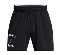 Under Armour Mens Project Rock Mesh Running ShortsS Black GT16178