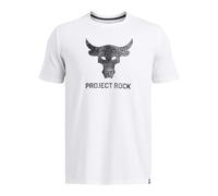Under Armour Men's Project Rock Payoff Graphic Short Sleeve T Shirt, (100) White / / Black, Large