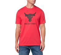 Under Armour Men's Project Rock Payoff Graphic Short Sleeve T Shirt, (989) Lava Red / / Black, Large