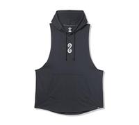 Under Armour Men's Project Rock Snake Sleeveless Hoodie, (001) Black / White Clay / White, L