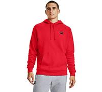Under Armour Men's Rival Cotton Blend Raglan Lightweight Fleece Hoody Red