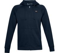 Under Armour Men RIVAL FLEECE FZ HOODIE, Men’s running hoodie with loose fit, comfortable and warm hooded jumper for men