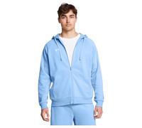 Under Armour Men's Rival Fleece Full Zip Hoodie Hooded Sweatshirt, (465) Horizon Blue / / White, XL