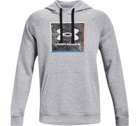 Under Armour Rival Fleece Graphic Hoodie 'Grey' 1370349-011 L
