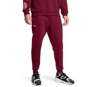 Under Armour Men's Rival Fleece Joggers Pants, (625) Cardinal / / White, Medium