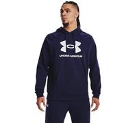 Under Armour Men's Rival Fleece Logo Hoodie, (410) Midnight Navy / / White, 4XL Tall
