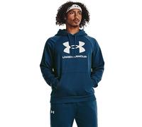 Under Armour Men's Rival Fleece Logo Hoodie Hooded Sweatshirt, (426) Varsity Blue / / White, L