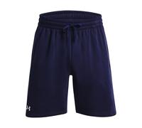 (XXL R, Midnight Navy/White) Under Armour Mens Rival Fleece Shorts
