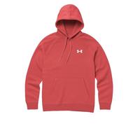 Under Armour Men's Rival Fleece Sweatshirt Hoodie, Red Solstice / White 814, XL