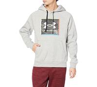 Under Armour Men's Ua Rival Fleece Graphic Hoodie Tops, Mod Gray Light Heather, S