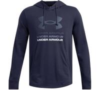 Under Armour Mens Rival Terry Graphic Hood Blue XL