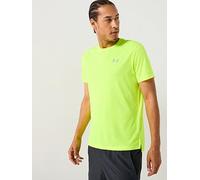 Under Armour Men's Launch Short Sleeve, Soft and Lightweight Men's T-Shirt, Essential Running Top with Reflective Detailing for Visibility,High Vis Yellow / / Reflective,XXL