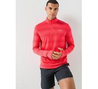 UNDER ARMOUR Mens Running Velociti 1/4 Zip, Red, Size L, Men Red
