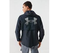 UNDER ARMOUR Mens Running Velociti Pro Storm Jacket, Black, Size L, Men Black