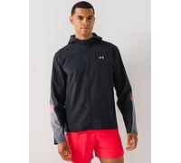Under Armour Velociti Storm Hooded Running Jacket Men - Black, Grey, Size XL