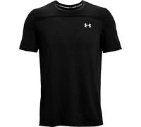 Under Armour Men's Seamless Short Sleeve Shirt, Black Mod Grey (001), S UK