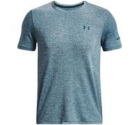 Under Armour Mens Seamless Stride Short Sleeve T-Shirt Blue L