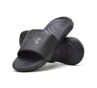 Under Armour Mens Sliders Ansa Fixed Slide Adults All Black Sandals 3023761-003
