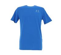 Under Armour Men's Sportstyle Left Chest Short Sleeve, Soft and Comfortable Men's T-Shirt with Logo Design, Lightweight and Fast-Drying Sportswear,Blue Atlantis / / Blue Calm,SM